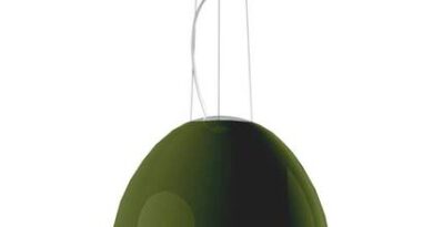 Foto Artemide Nur hanglamp LED glanzend groen