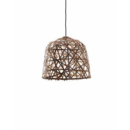 Foto Ay Illuminate - Black Bird's Nest - Hanglamp - Donkerbruin - 39 H:37