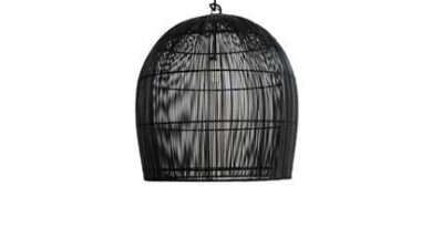 Foto Ay Illuminate - Buri bulb XS Black - Hanglamp - Zwart - 42 H:45