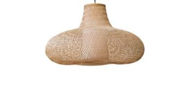 Foto Ay Illuminate - May Large - Hanglamp - Bamboe - Naturel - 98 H:54