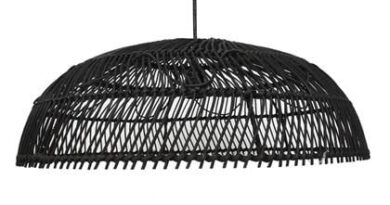 Foto Bazar Bizar - De Paraguas Hanglamp - Zwart - M