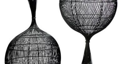 Foto Bazar Bizar - De Wonton Vloer- en Hanglamp - Zwart