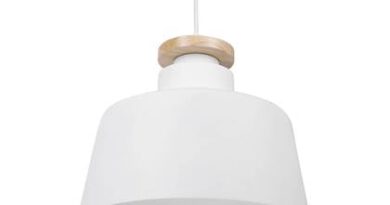Foto Beliani DANUBE Hanglamp wit