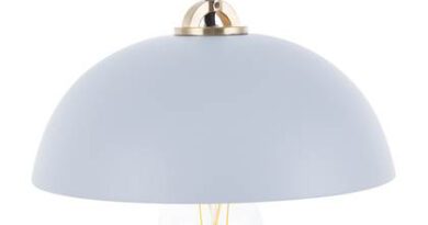 Foto Beliani ESERA Hanglamp blauw