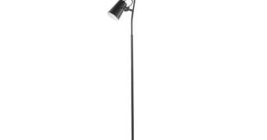 Foto Beliani FLINT Staande lamp zwart