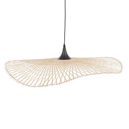 Foto Beliani FLOYD Hanglamp lichte houtkleur