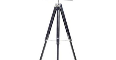 Foto Beliani MADEIRA Staande lamp zwart
