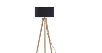 Foto Beliani NITRA Staande lamp zwart