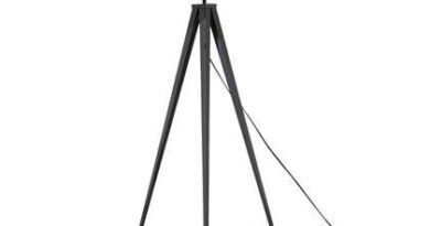 Foto Beliani STILETTO Staande lamp zwart