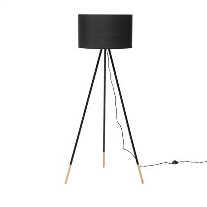 Foto Beliani TOBOL Staande lamp zwart