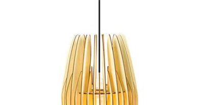Foto Bomerango Halley S houten hanglamp small - met koordset zwart -  25