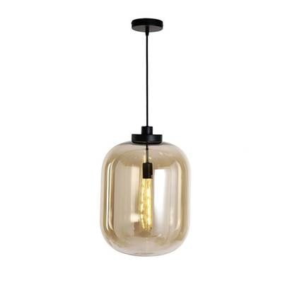 Foto Bronx71 Hanglamp Amber 45 cm 1-lichts glas