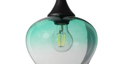 Foto Bussandri Hanglamp mediterraans - Glas - Groen