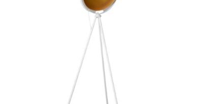 Foto Bussandri Vloerlamp industrieel - Metaal - Goud