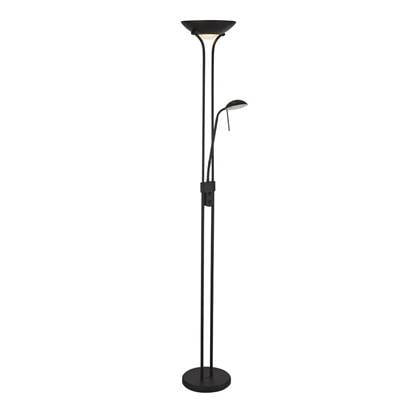 Foto Bussandri Vloerlamp landelijk - Metaal - Zwart
