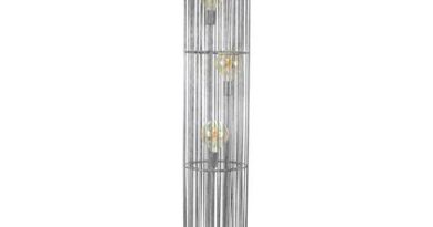 Foto Duverger Folsom - Vloerlamp - metaal - oud zilver - 3 lichtpunten