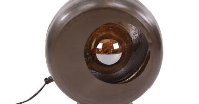 Foto Duverger Spotlight - Tafellamp - metaal - zwart nikkel - zilver