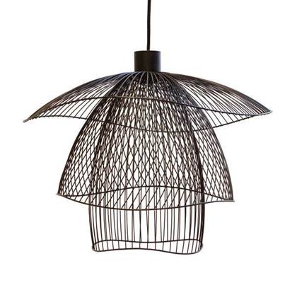 Foto Forestier Forestier Papillon Hanglamp Small Zwart