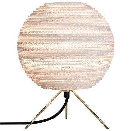 Foto Graypants Scraplights Moon tafellamp wit