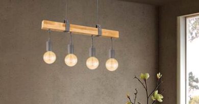 Foto Home sweet home Denton Hanglamp 4L - Hout / burned metal