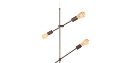 Foto Home sweet home Molecular 5L Hanglamp - Roestbruin