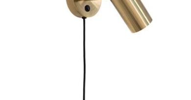 Foto House Nordic Wandlamp Lia LED messingkleurig