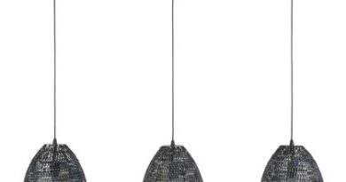 Foto Hoyz - Hanglamp - 3x 26 Ovale Metalen Hanglampen