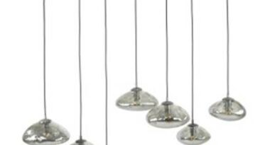 Foto Hoyz - Hanglamp 4+3 cloud / Oud zilver