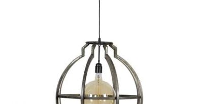 Foto Hoyz - Hanglamp Globo - 50x54x150 - Grijs/Zwart - 1 Lichtbron