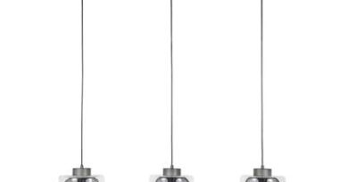 Foto Hoyz - Hanglamp Raster-Glas - 3x20 - Industrieel