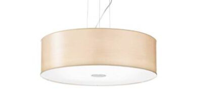 Foto Ideal Lux Hanglamp - Metaal - Bruin