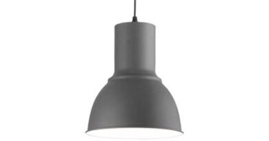 Foto Ideal Lux Hanglamp modern - Metaal - Grijs