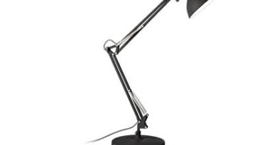 Foto Ideal Lux tafellamp - Metaal - Zwart