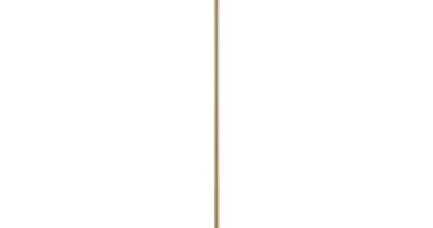 Foto Ideal Lux Vloerlamp modern - Metaal - Messing