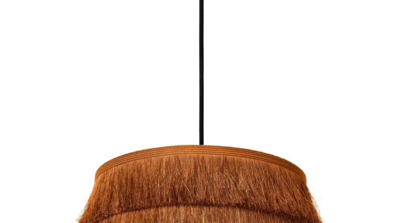 Foto Lucide EXTRAVAGANZA TOGO - Hanglamp - 25 cm - 1xE27 - Okergeel