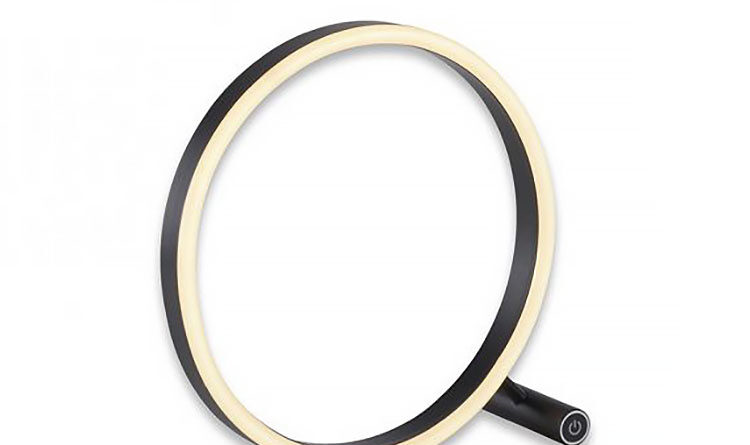 Foto Paul Neuhaus Tafellamp Ritus 30 cm zwart
