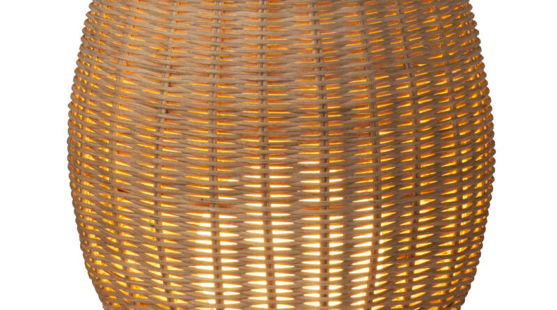 Foto Lucide COLIN - Tafellamp - 22 cm - 1xG9 - Naturel