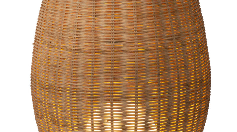 Foto Lucide COLIN - Tafellamp - 30 cm - 1xG9 - Naturel