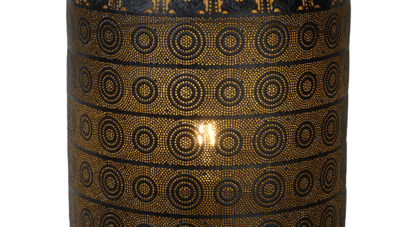 Foto Lucide TAHAR - Tafellamp - 39 cm - 1xE27 - Zwart