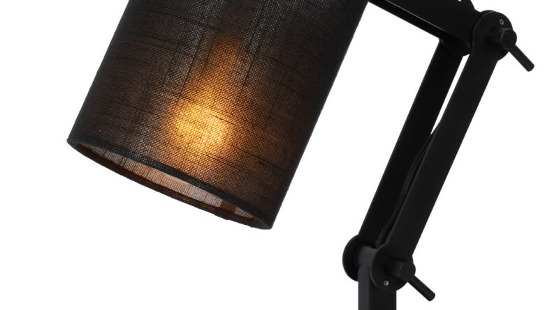 Foto Lucide TAMPA - Bureaulamp - 1xE27 - Zwart