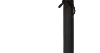 Foto Lucide AUSTIN - Tafellamp - 20 cm - 1xE27 - Zwart