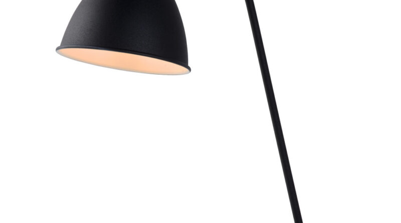 Foto Lucide SHADI - Bureaulamp - 20 cm - 1xE14 - Zwart