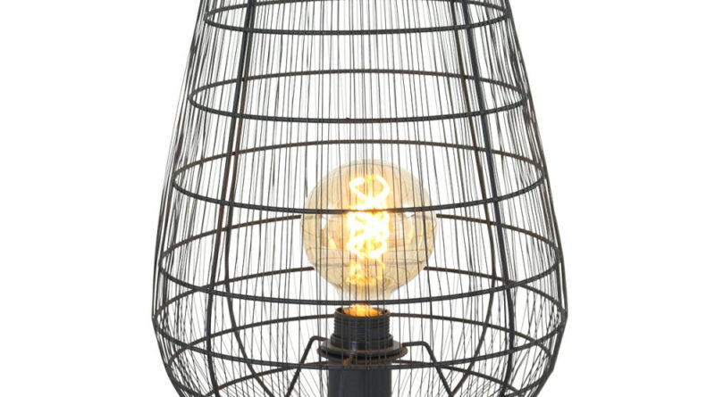 Foto Anne Light & home Tafellamp anne light en home gloom 3002zw zwart