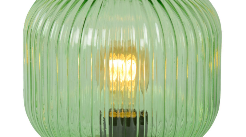 Foto Lucide MALOTO - Tafellamp - 20 cm - 1xE27 - Groen