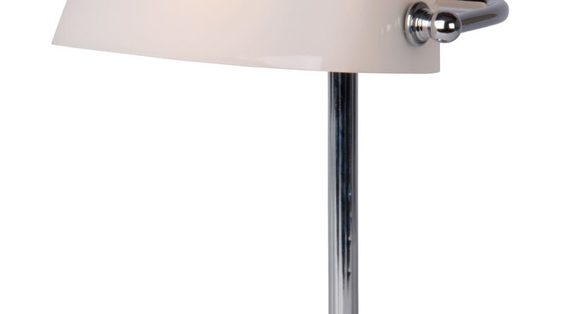Foto Lucide BANKER - Bureaulamp - 1xE14 - Chroom