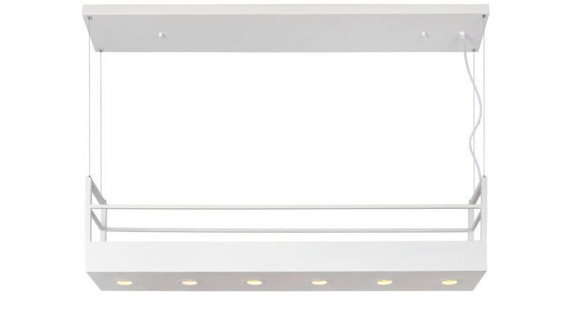 Foto Lucide MIRAVELLE - Hanglamp - 6xGU10 - Wit