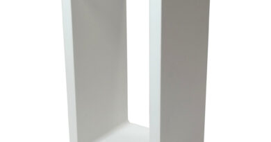 Foto Artdelight Tafellamp Corridor H 18 cm B 10 cm wit