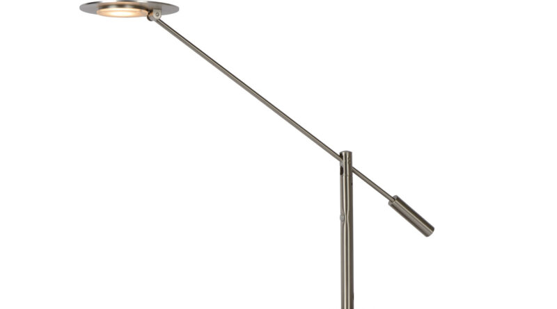 Foto Lucide ANSELMO - Bureaulamp - LED Dimb. - 1x9W 3000K - Mat chroom