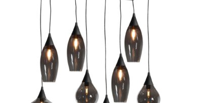 Foto Highlight Hanglamp Cambio 8 lichts L 95 x B 40 cm zwart