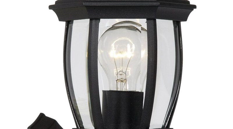 Foto Lucide TIRENO - Wandlamp Buiten - 1xE27 - IP44 - Zwart